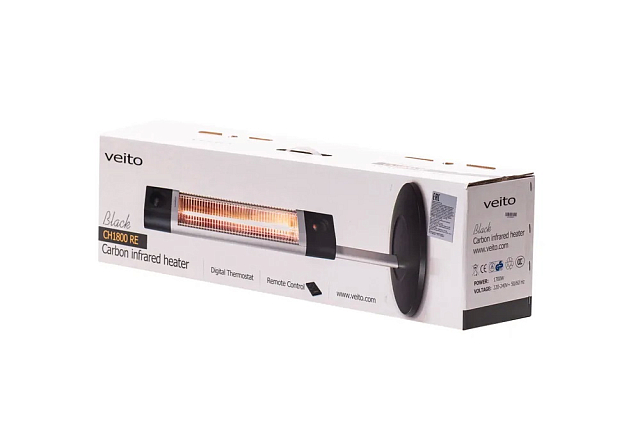 Уличный электрический обогреватель Veito CH1800 RE Black 