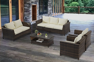 Комплект мебели из искусственного ротанга Tagliamento Fantasy для дачи Комплект мебели из искусственного ротанга Tagliamento Fantasy, садовая мебель