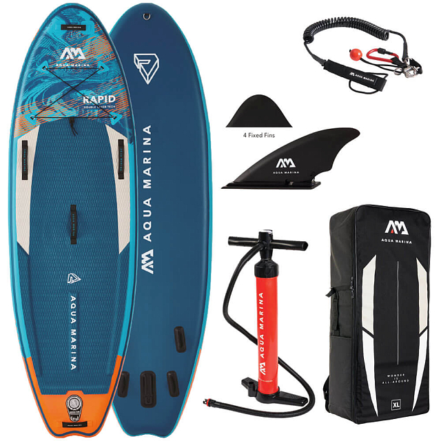 SUP-доска надувная Aqua Marina Rapid 9'6" S22 для серфинга