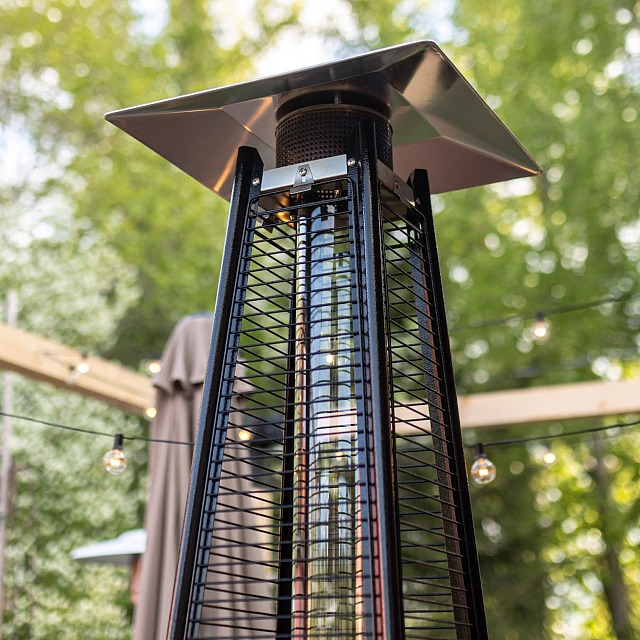 Уличный газовый обогреватель La Hacienda P1 All black 