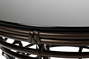 Кофейный стол 4SIS Парма Цвет: бронзовый для дачи Кофейный стол 4SIS Парма Цвет: бронзовый, садовая мебель