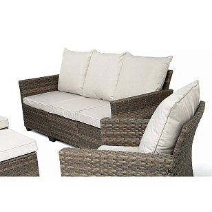 Лаунж-зона 4SIS Бостон, цвет коричневый для дачи Лаунж-зона 4SIS Бостон, цвет коричневый, садовая мебель