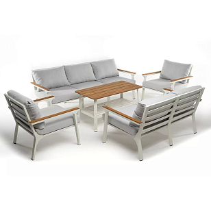 Лаунж зона Joygarden Concorde XL белая, садовая мебель