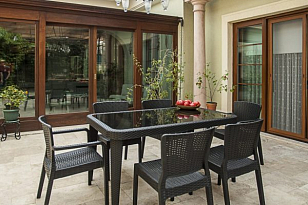 Стул Tilia Antares Цвет Венге для дачи Стул Tilia Antares Цвет Венге, садовая мебель