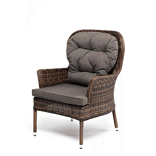 Кресло 4SIS Алиса, цвет коричневый для дачи Кресло 4SIS Алиса, цвет коричневый, садовая мебель