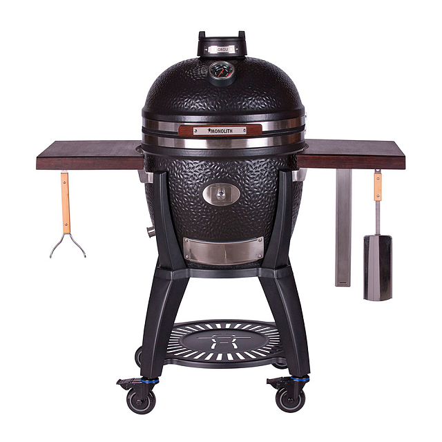 Керамический гриль Monolith Classic Avantgarde 55 Set, черный