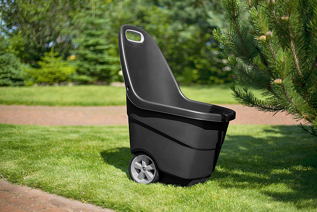 Тележка садовая Keter Easy Go XL 62 л Цвет: черный 