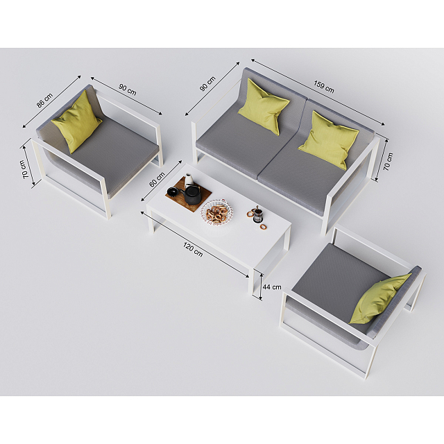 Лаунж зона Gardenini Delizia 