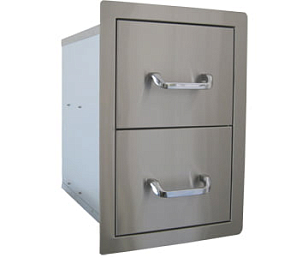 Модуль с двумя выдвижными ящиками BeefEater для сада