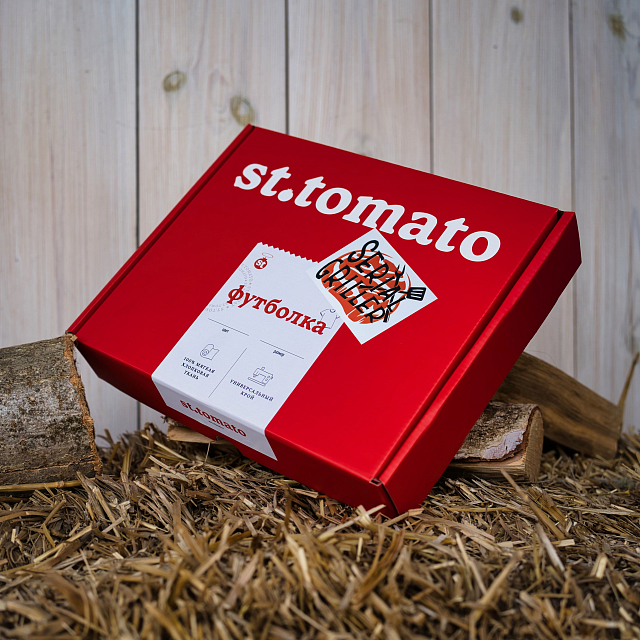 Одежда и аксессуары Футболка St.Tomato с двухсторонней печатью Serial griller XL/XXL