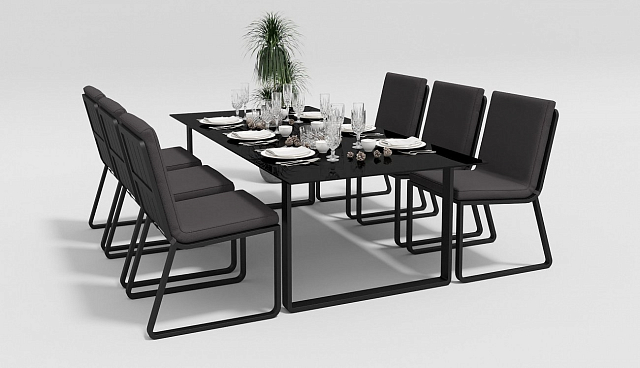 Стол Gardenini Voglie Black 220 