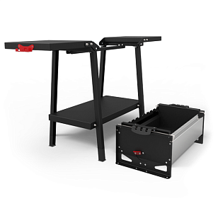 Мангал Grillver Kraftiks Silver на подставке для сада