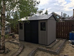 Пластиковый сарай Keter Oakland 1175 SD для сада и загородного дома Пластиковый сарай Keter Oakland 1175 SD, уличное оборудование