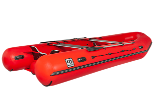 Лодка ПВХ Фрегат 550 FM Light Jet красная для хобби и пикника