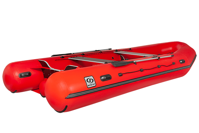 Лодка ПВХ Фрегат 550 FM Light Jet красная