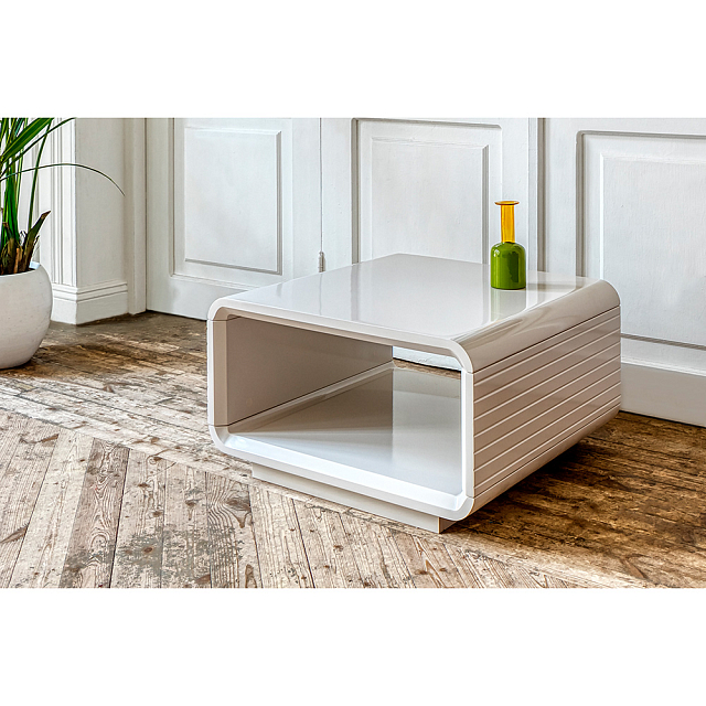 Столик журнальный Paoli Velvet Quadro Цвет: серый беж