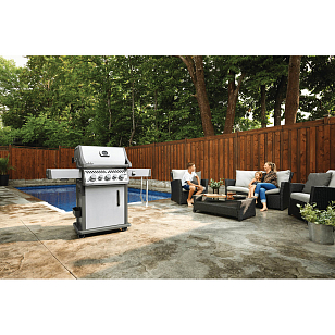 гриль газовый napoleon rogue 425 se (с ик горелкой 3/3)