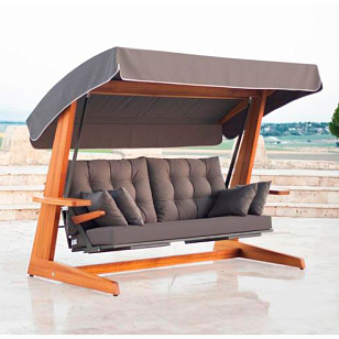 Качели премиальные четырёхместные Lite Luna Deluxe для дачи Качели премиальные четырёхместные Lite Luna Deluxe, садовая мебель