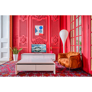 Столик-тумба журнальный Paoli 3D-Modo Цвет: белый для дачи Столик-тумба журнальный Paoli 3D-Modo Цвет: белый, товары для загородного дома