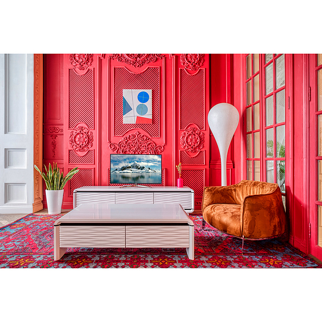 Столик-тумба журнальный Paoli 3D-Modo Цвет: белый