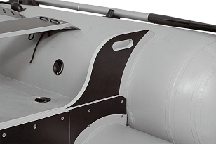 Лодка ПВХ Фрегат 350 FM Light серая для хобби и пикника