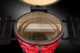 Два половинчатых отсекателя жара + две решетки из нержавеющей стали