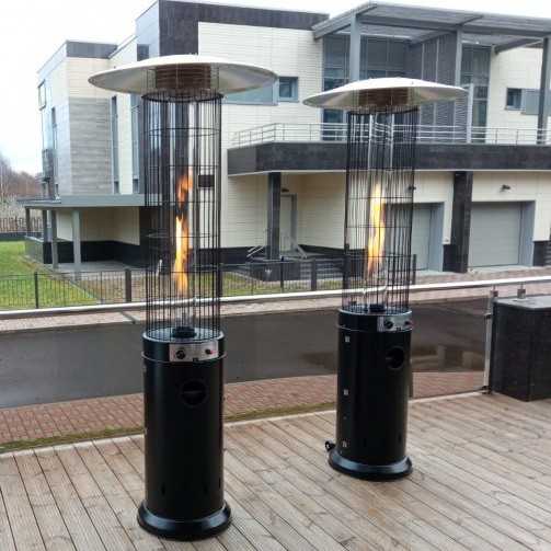 Уличный газовый обогреватель WWT 13D Pro Black 