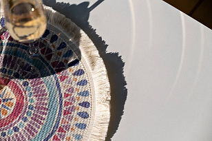 Лаунж-зона 4SIS Верона 5-местная, каркас белый, роуп бежевый, садовая мебель