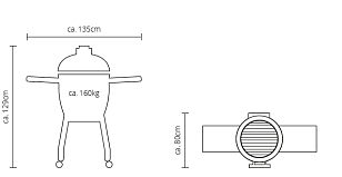 Керамический гриль Monolith Basic Black
