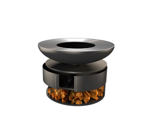 Гриль-очаг Elbrus Home Камчатка Max Ø100 (Термостойкая эмаль, без дверей) для сада