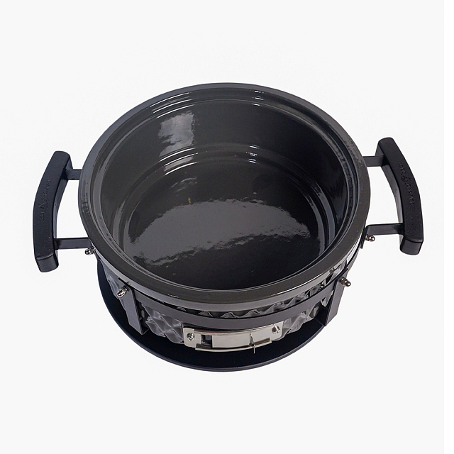 Настольный керамический гриль Diamond Egg Tabletop Grill Цвет: серый