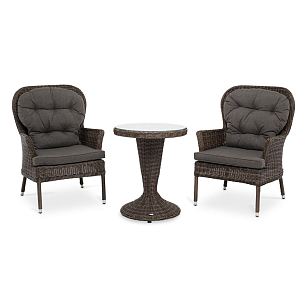 Кофейный комплект 4SIS Алиса Цвет: коричневый для дачи Кофейный комплект 4SIS Алиса Цвет: коричневый, садовая мебель