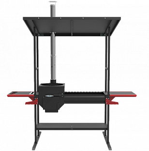 Печь-мангал Grillver Iscander 400 Inkline для сада