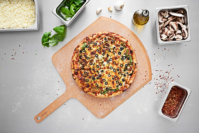 Лопатка для пиццы профессиональная Epicurean Pizza Peels размер 56x30.5 см Цвет: натуральный