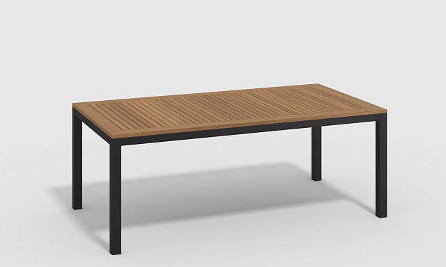 Обеденная зона Gardenini Bella 200 Карбон / Чёрный со стульями Calma S 