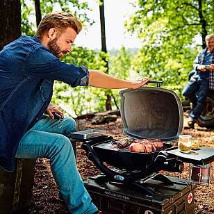 Гриль газовый Weber Q 1200 Black Line, черный для приготовления пищи гриль газовый weber q 1200 black line, черный