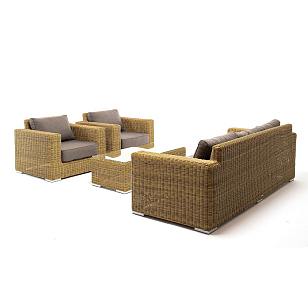 Лаунж-зона 4SIS Боно, цвет соломенный, садовая мебель