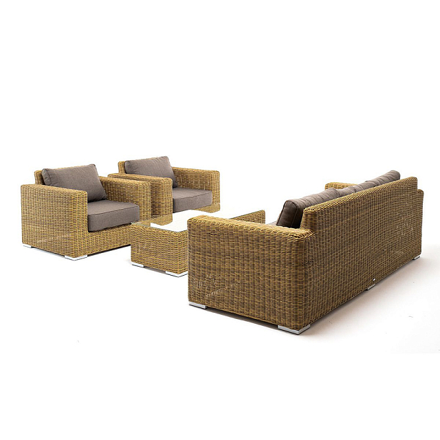 Лаунж-зона 4SIS Боно, цвет соломенный 