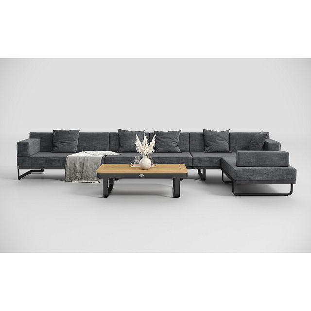 Лаунж зона Gardenini Premium Hacienda Карбон / Темно-серый 