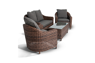 Лаунж зона 4SIS Кон Панна, цвет коричневый, садовая мебель