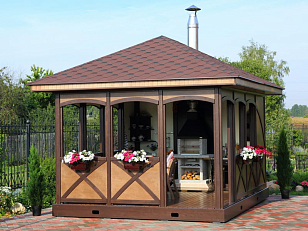 Беседка LEDA Барбекю L, уличное оборудование