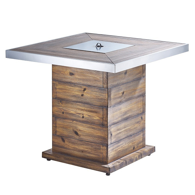 Уличный газовый стол камин Clifton Lounge Table Lime (без столешницы) 