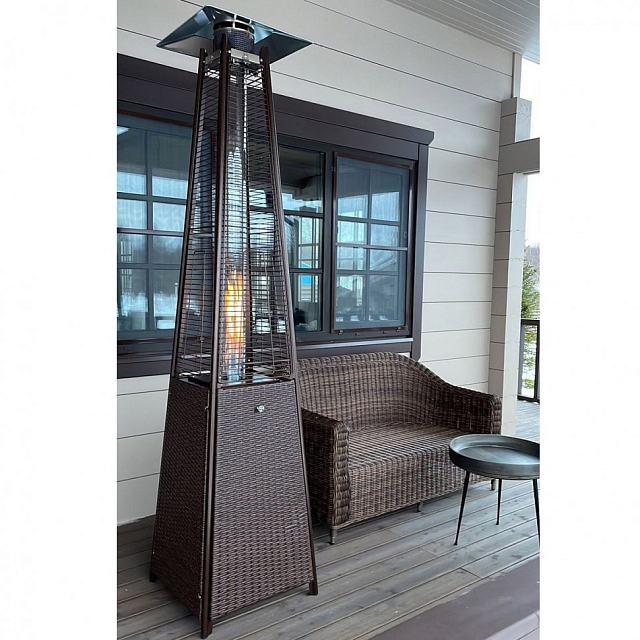 Уличный газовый обогреватель WWT 13I Rotang Brown 