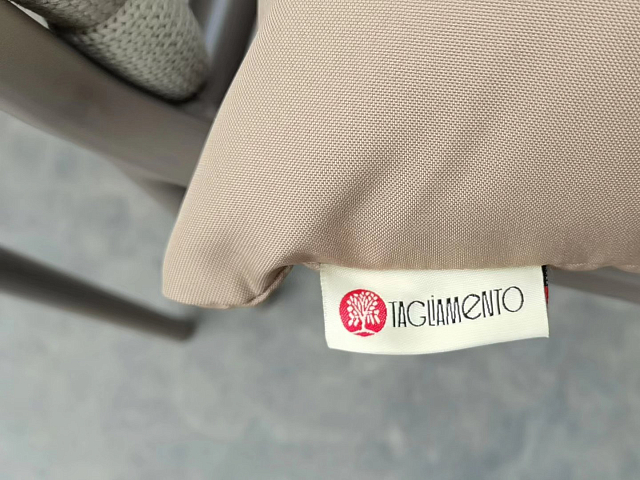 Кресло плетеное с подушками Tagliamento Torino Цвет: тортора 