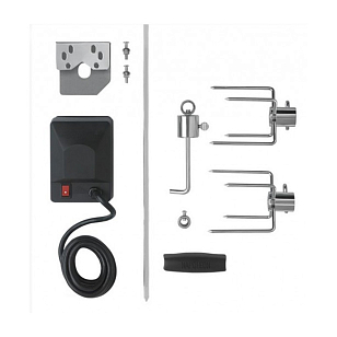 Вертел с 2-мя зажимами и электромотором для моделей Napoleon Freestyle 365/425