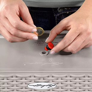 Кашпо с автополивом Lechuza Bacino Cottage Цвет: белый, уличное оборудование