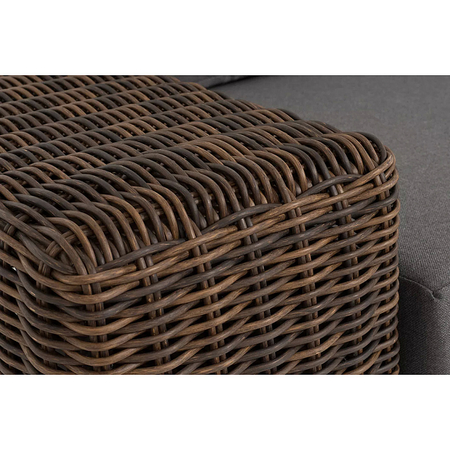 Модуль диванный правый 4SIS Капри, цвет коричневый 