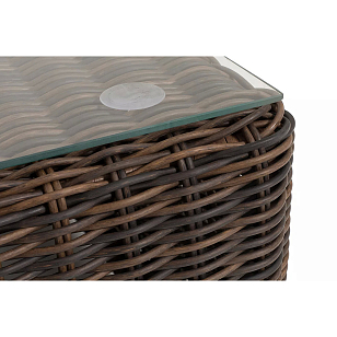 Журнальный столик 4SIS Капри, цвет коричневый для дачи Журнальный столик 4SIS Капри, цвет коричневый, садовая мебель