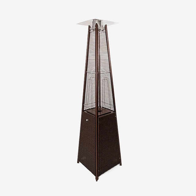 Уличный газовый обогреватель Stalleh Pyramid X4 Rattan Brown 