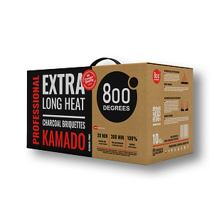 Угольные брикеты 800 DEGREES PROFESSIONAL, 10 КГ для приготовления пищи Угольные брикеты 800 DEGREES PROFESSIONAL, 10 КГ для сада